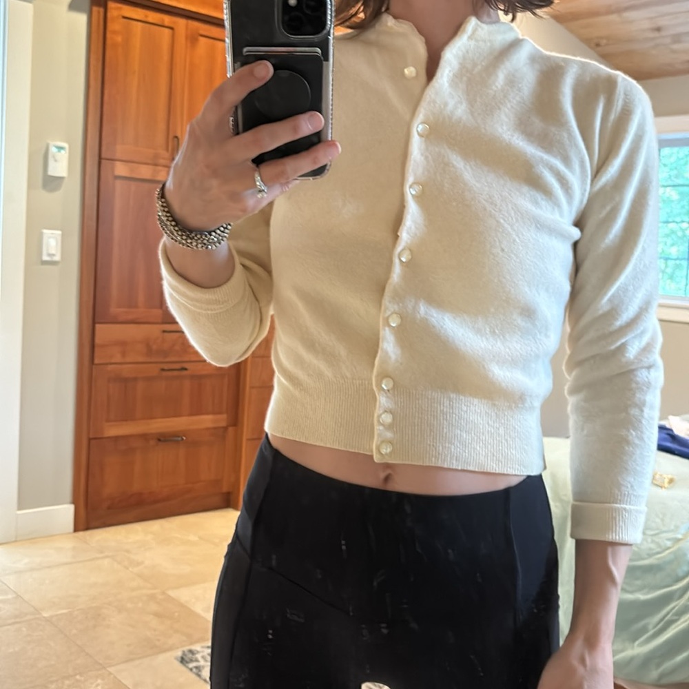Elegant Cream Cardigan